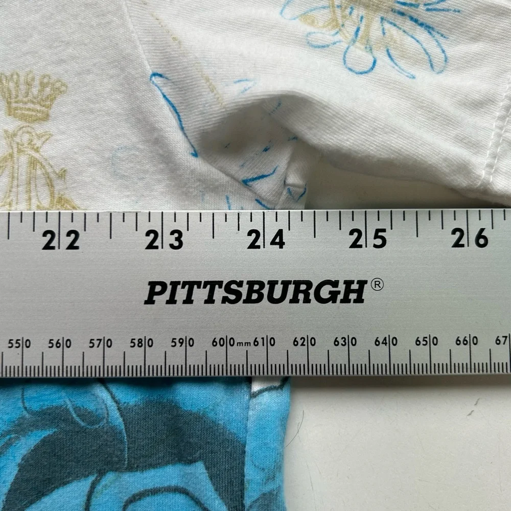 Christian Audiger allover screen printed T-shirt, Swarovski crystal embellished - Picture 10 of 10